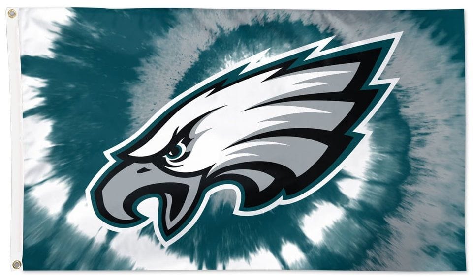 Philadelphia Eagles Flag 3x5 Tie Dye Retro Logo