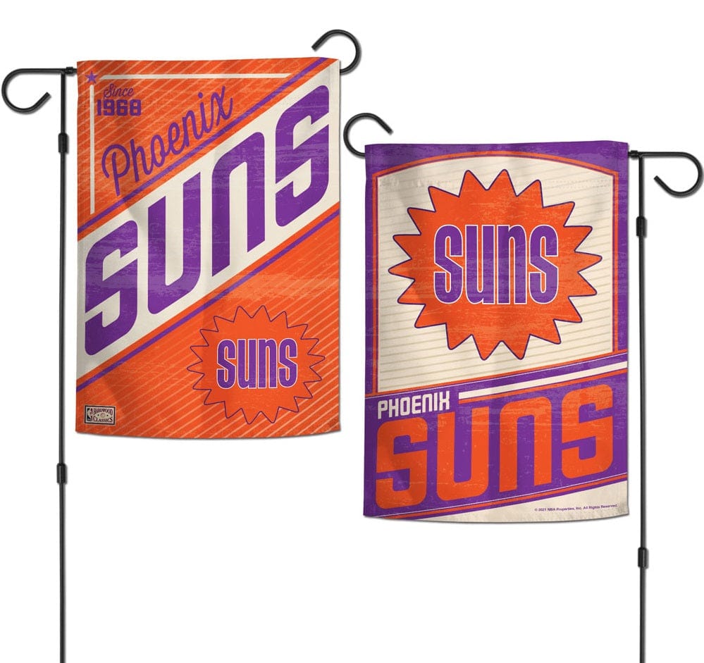 Phoenix Suns Garden Flag 2 Sided Retro Logo 43000321 Heartland Flags