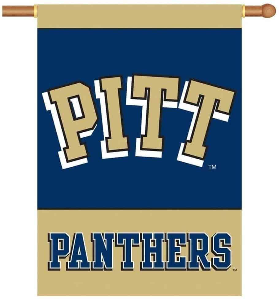 Pitt Panthers Flag 2 Sided Vertical Banner 96061 Heartland Flags