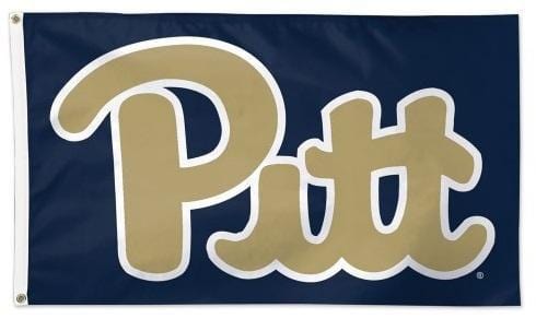 Pittsburgh Panthers Flag 3x5 Pitt Logo 02296116 Heartland Flags
