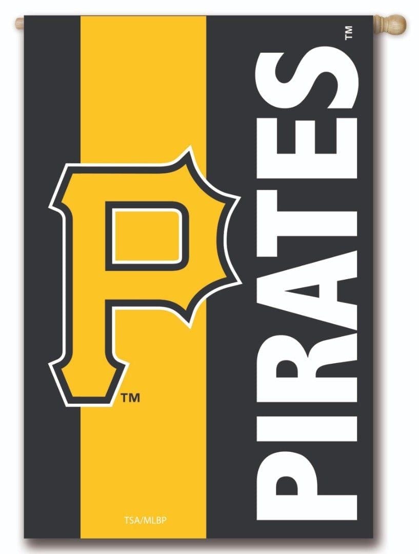 Pittsburgh Pirates Applique House Flag