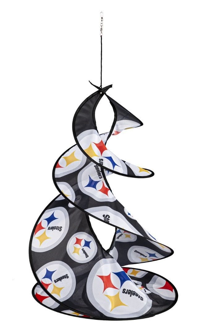 Pittsburgh Steelers Trio Twister Spinner Windsock 463824BL Heartland Flags