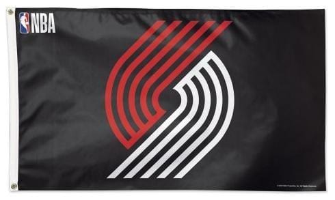 Portland Trail Blazers Flag 3x5 Black 63472118 Heartland Flags