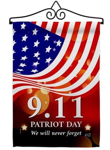 Remember 9/11 Garden Flag 2 Sided Patriot Day 35593 Heartland Flags