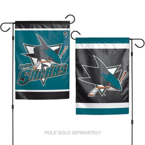 San Jose Sharks Garden Flag 2 Sided Hockey 25182117 Heartland Flags