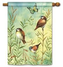 Sanctuary Sparrows Flag 2 Sided House Banner 94091 Heartland Flags