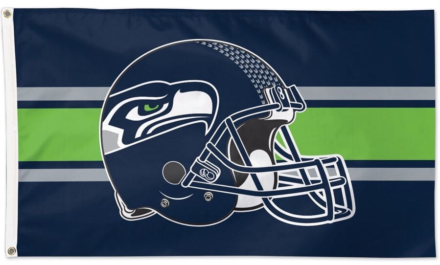 Seattle Seahawks Flag 3x5 Helmet Striped 38900117 Heartland Flags