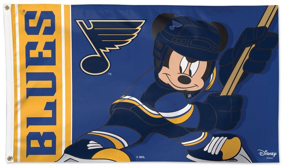 St Louis Blues Flag 3x5 Mickey Mouse Disney 25055320 Heartland Flags