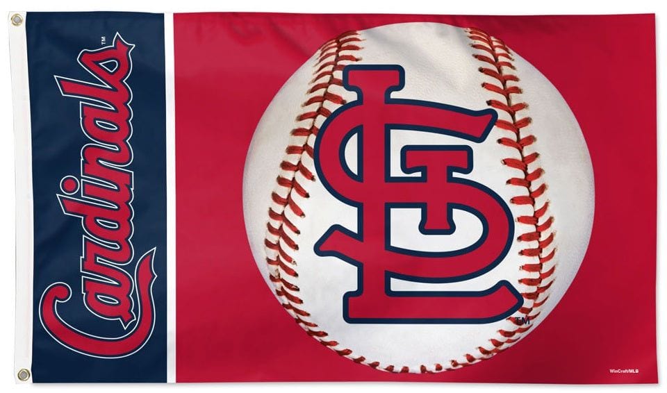 St Louis Cardinals Flag 3x5 Baseball Logo 34031421 Heartland Flags