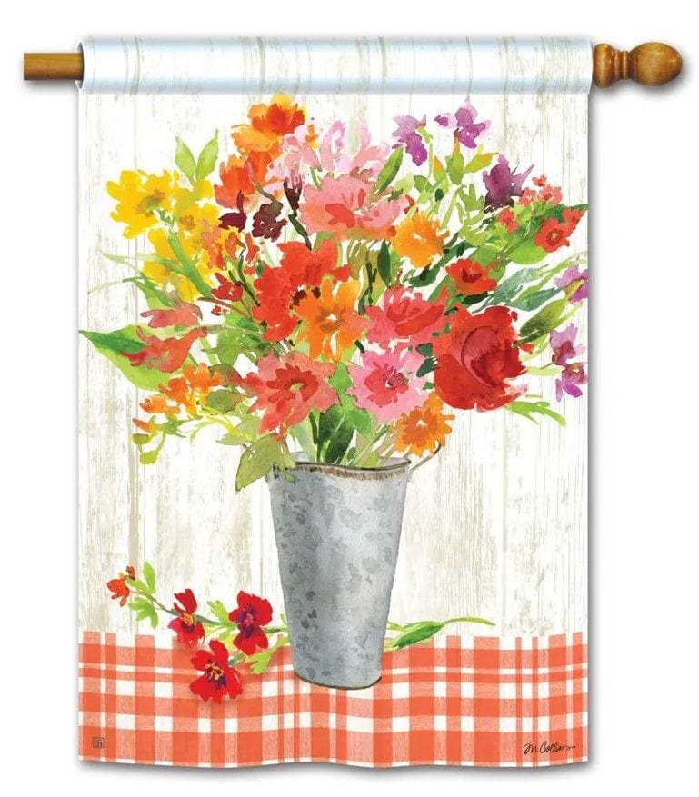 Summer Mix Flag 2 Sided Vertical Banner 92143 Heartland Flags