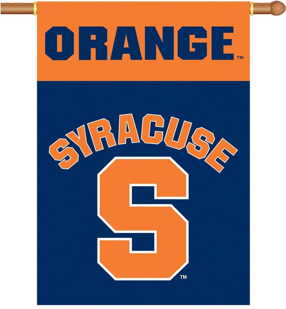 Syracuse Orange Banner 2 Sided S Logo 96148 Heartland Flags