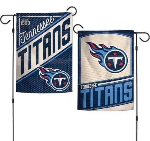 Tennessee Titans Garden Flag 2 Sided Retro Classic Logo 08183219 Heartland Flags