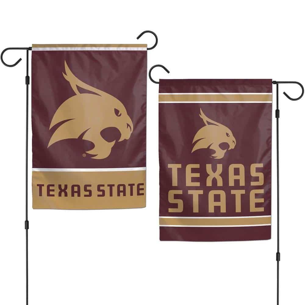 Texas State Bobcats Garden Flag 2 Sided 38557117 Heartland Flags