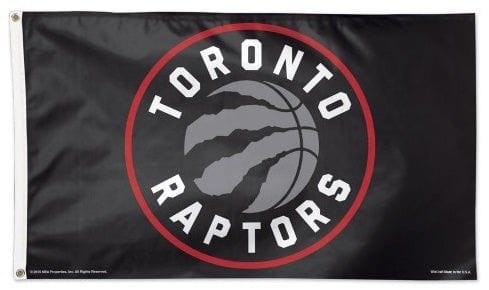 Toronto Raptors Flag 3x5 Black 11939115 Heartland Flags