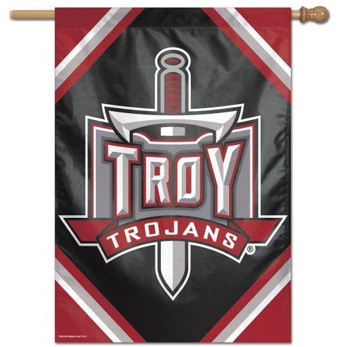 Troy University Flag Trojans House Banner 65400117 Heartland Flags