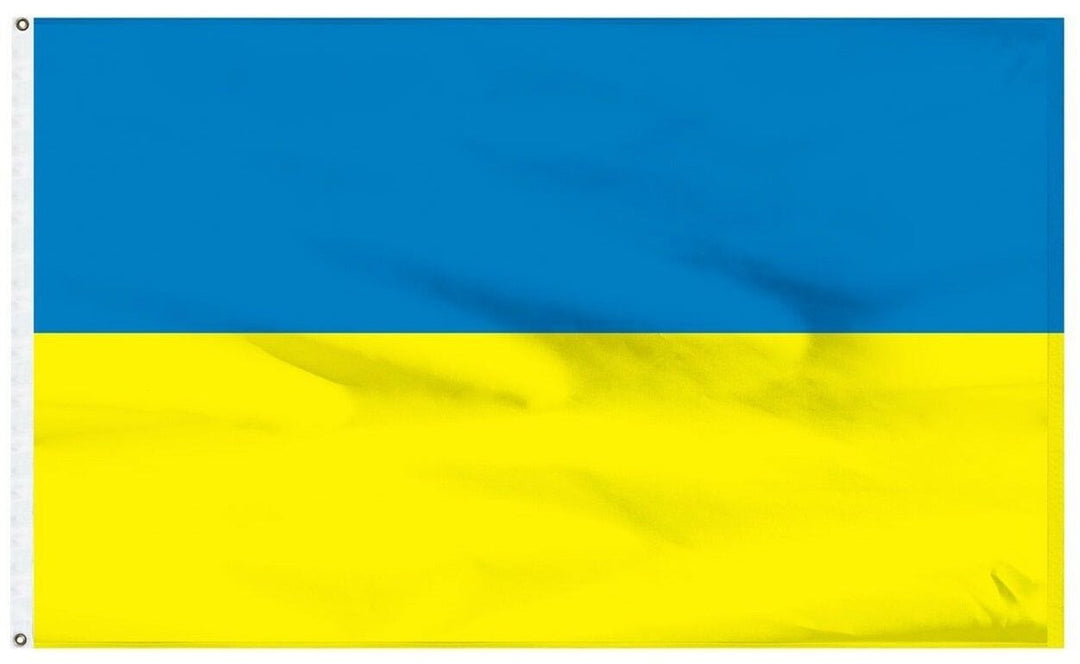 Ukraine Nylon Flag - Various Sizes 2x3 3x5 4x6 034262 Heartland Flags