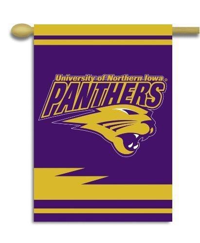 UNI Panthers Banner 2 Sided College Flag 96064 Heartland Flags