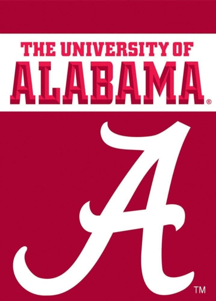 University of Alabama Garden Flag 2 Sided A Logo 83002 Heartland Flags