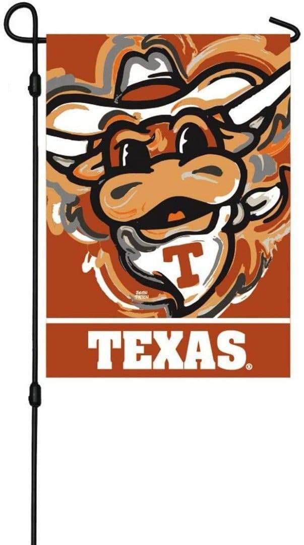 University of Texas Garden Flag 2 Sided Justin Patten Longhorns 14S999JPA Heartland Flags
