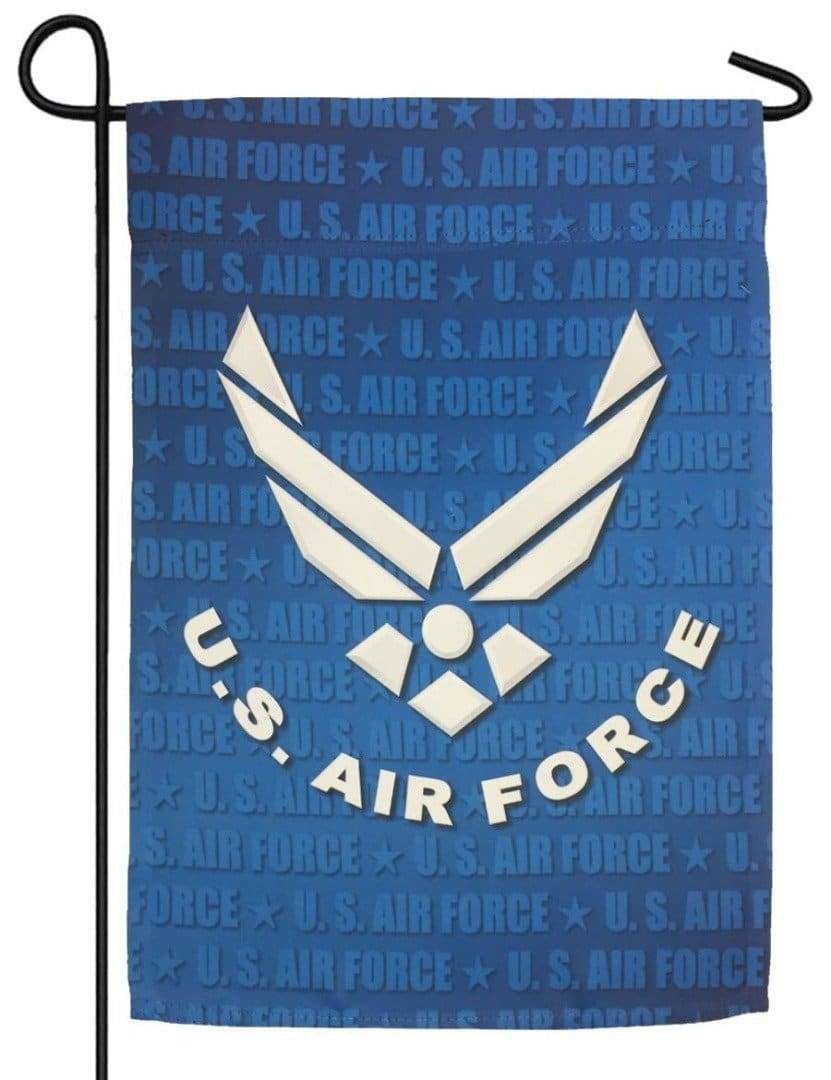 US Air Force 2 Sided Military Garden Flag Wings 58053 Heartland Flags
