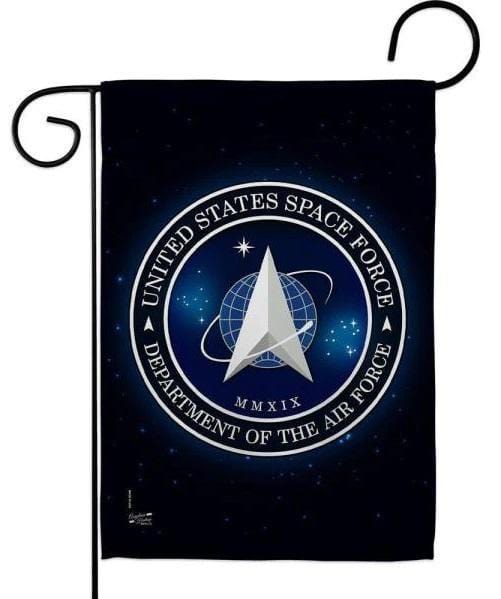 US Space Force Garden Flag 2 Sided 58434 Heartland Flags