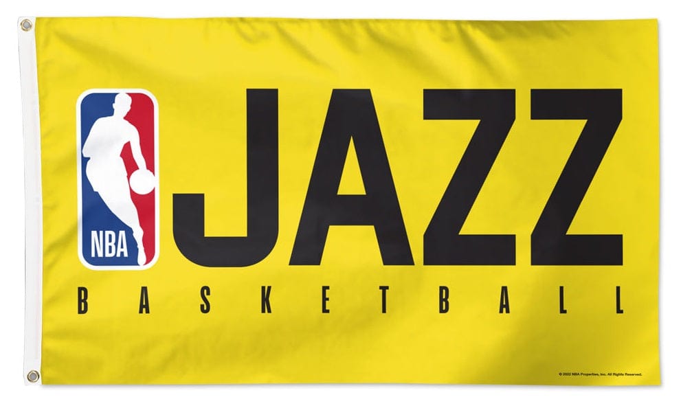 Utah Jazz Basketball Flag 3x5 Yellow 39181322 Heartland Flags