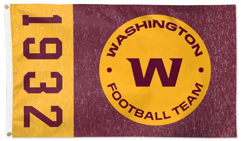 Washington Football Team Flag 3x5  Est 1932 29253321 Heartland Flags