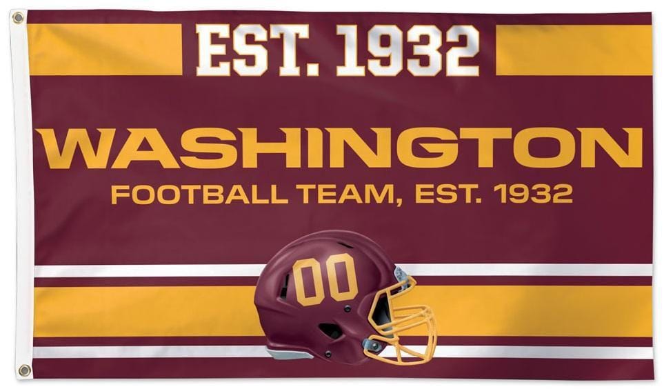Washington Football Team Flag 3x5 Est 1932 29256321 Heartland Flags