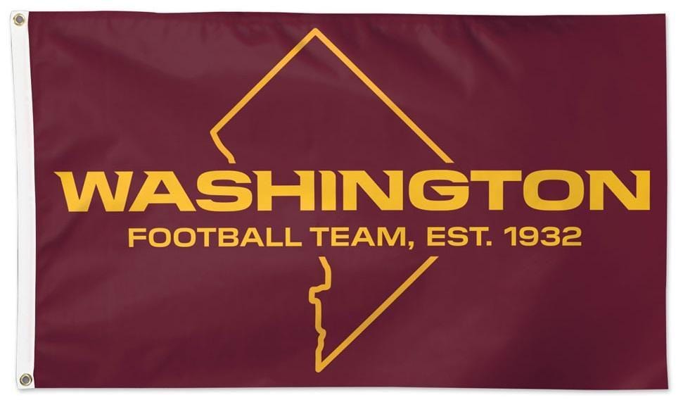 Washington Football Team Flag 3x5 Logo 61483120 Heartland Flags