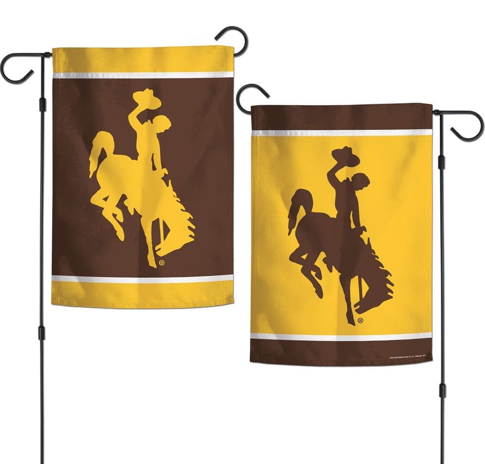 Wyoming Cowboys Garden Flag 2 Sided Logo 48550119 Heartland Flags