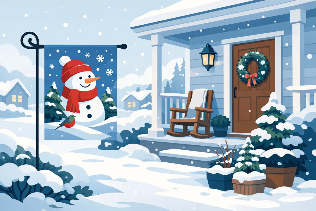 10 Best Garden Flags for Winter Front Porches