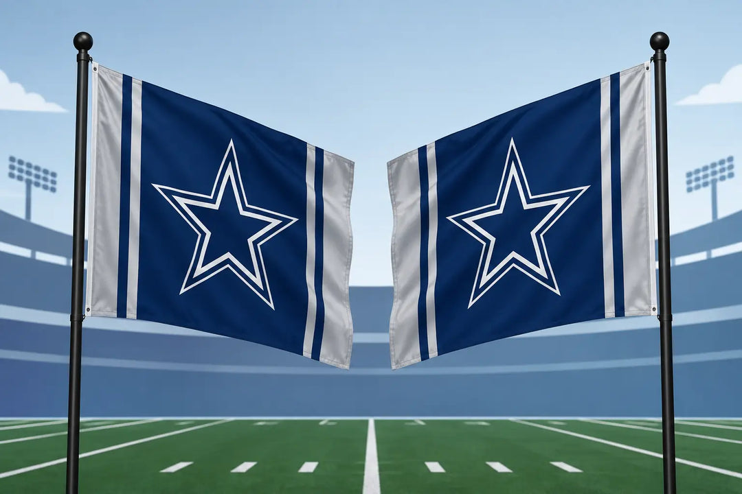 Dallas Cowboys 2 Sided 3x5 Flags for Game Day