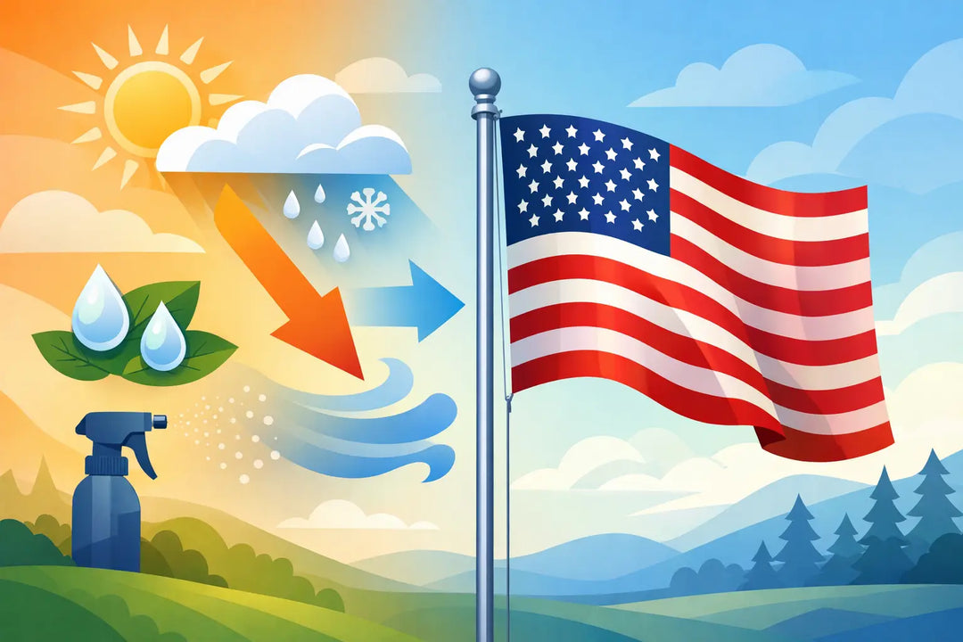 How to Keep a Flag From Fading Outdoors