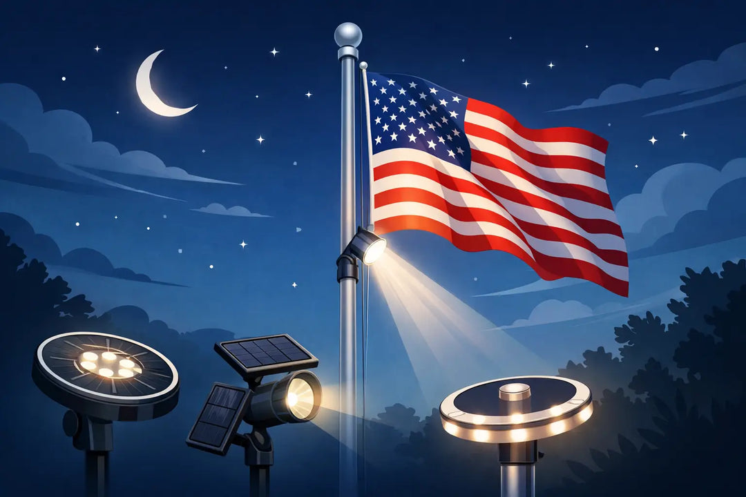 Best Flagpole Lights for Night Display