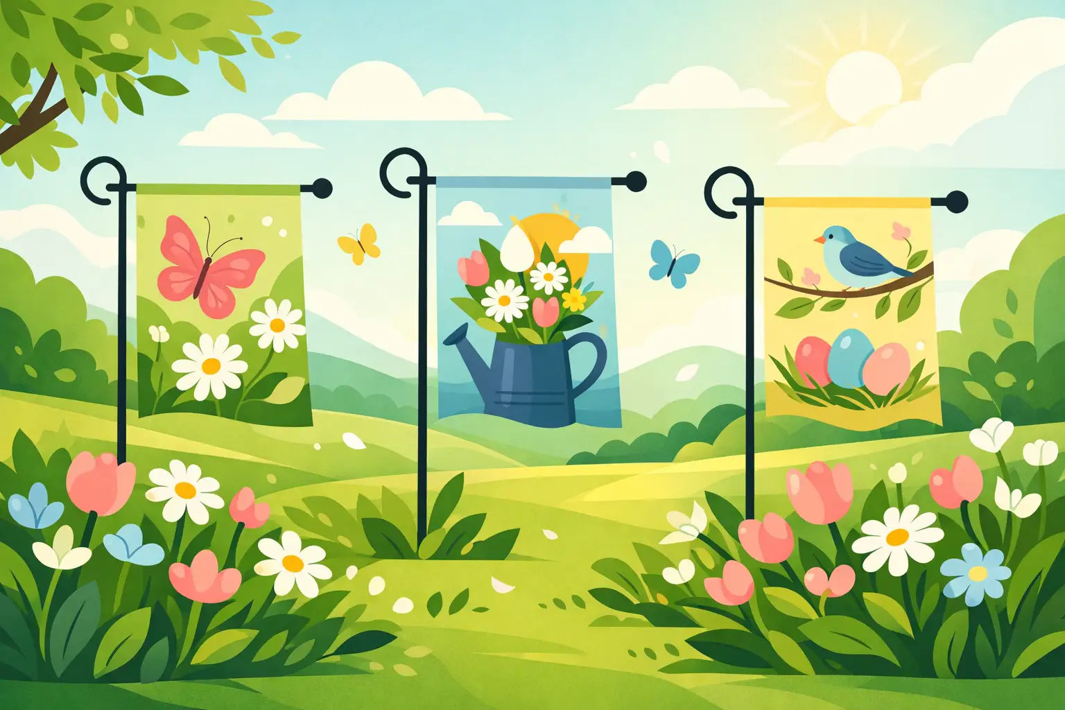 Garden Flags for Spring Decor That Feel Fresh