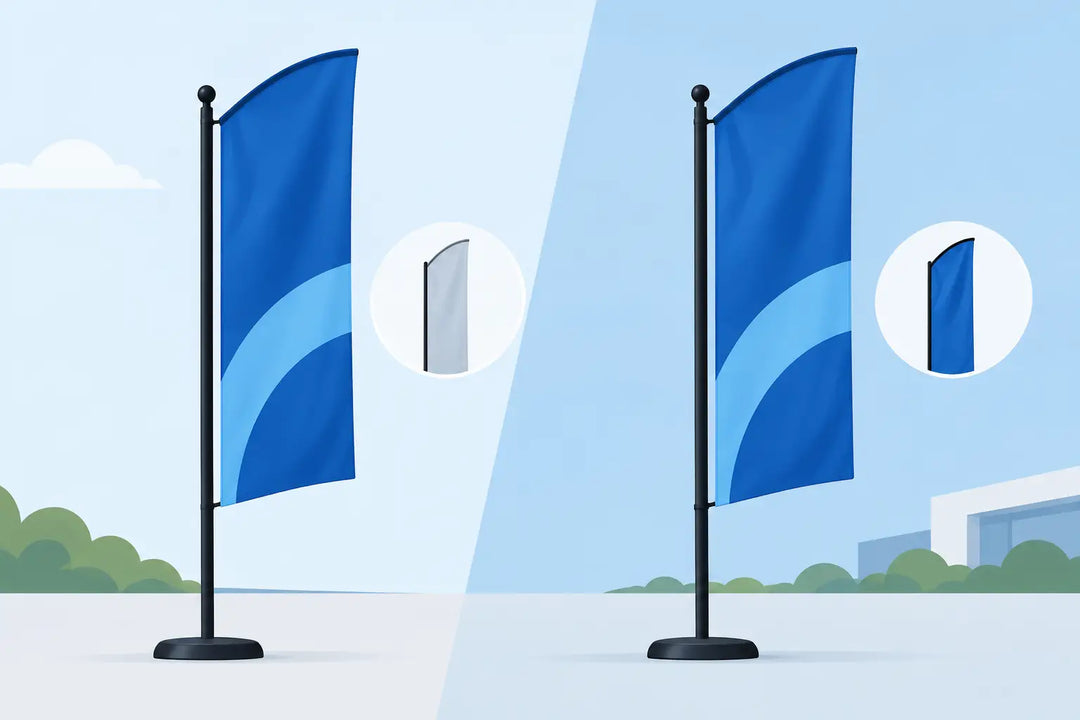 Single Sided vs Double Sided Flags Explained
