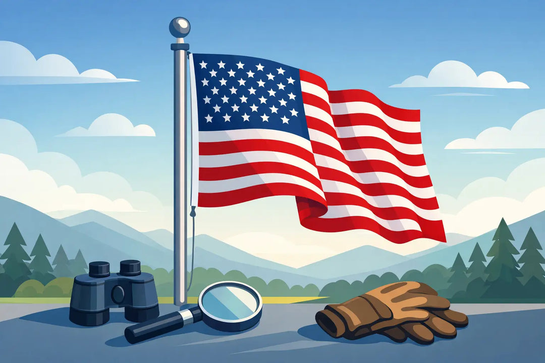 Review Heavy Duty Outdoor American Flag