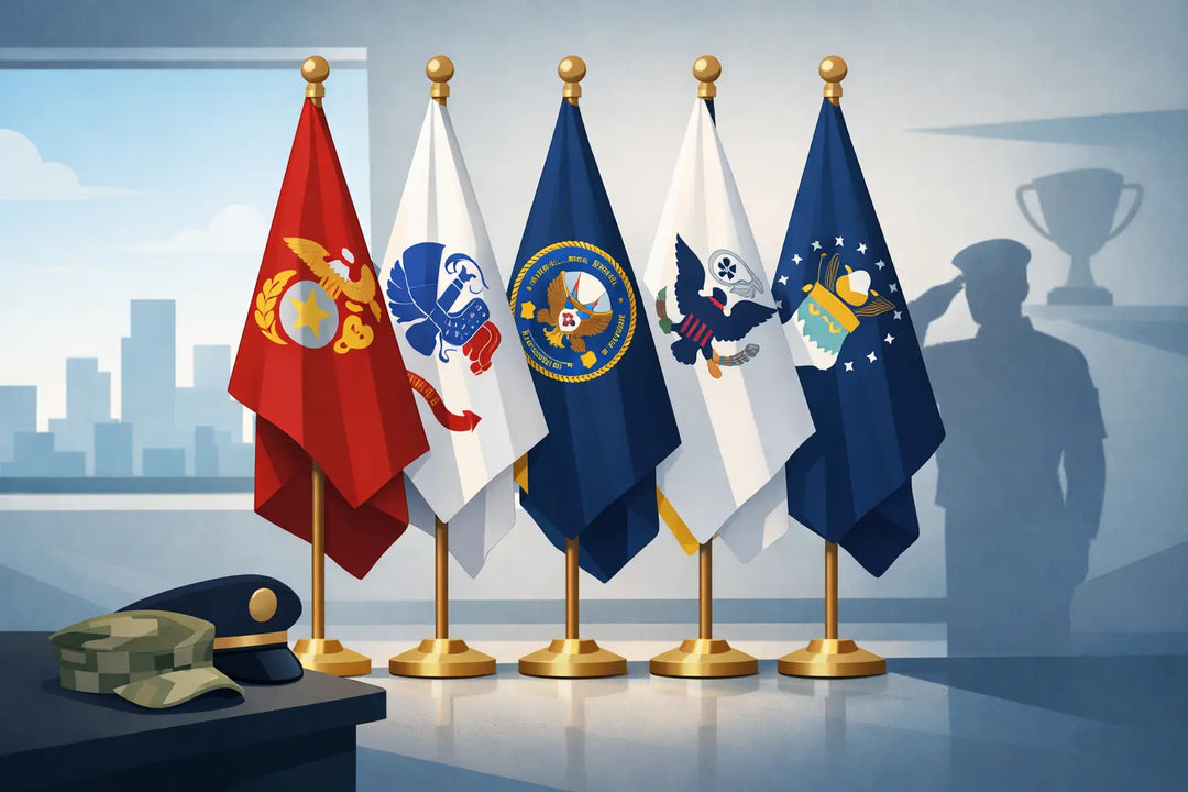 Best Military Service Flags for Indoor Display