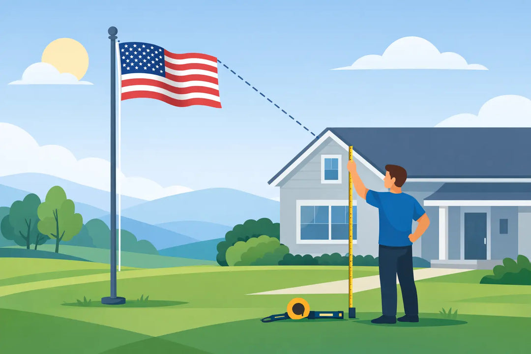 How to Measure for Flagpole Height at Home