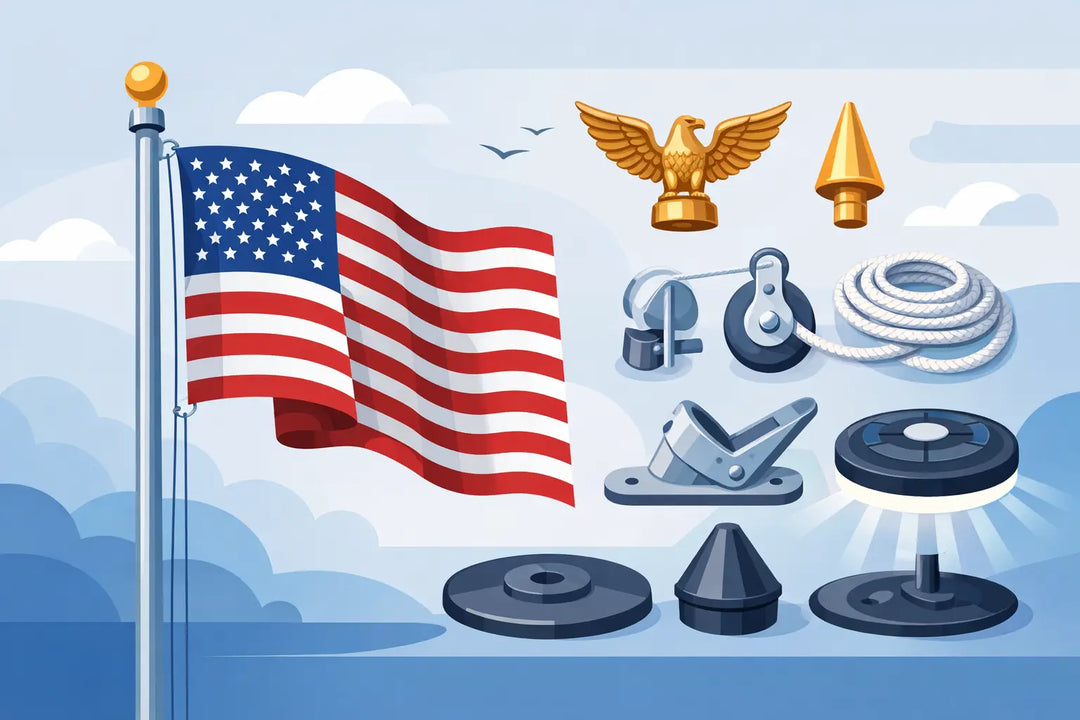A Guide to American Flag Pole Accessories