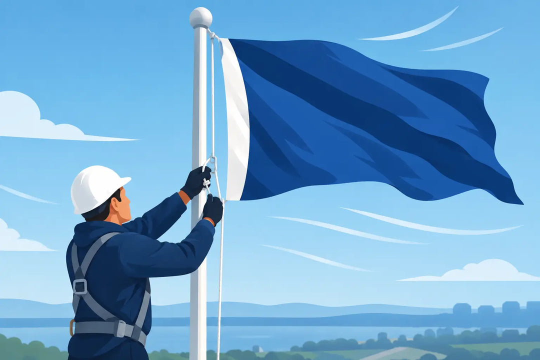 How to Secure a Flag in High Wind Safely