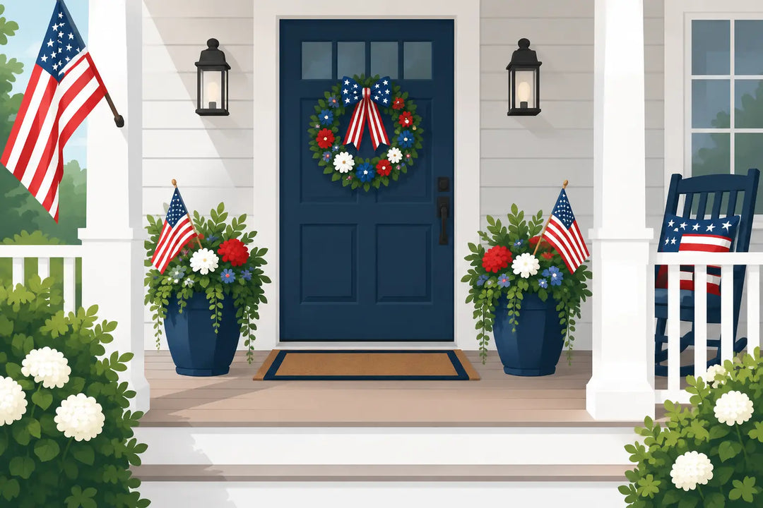 Patriotic Decor Trends for Porch Displays