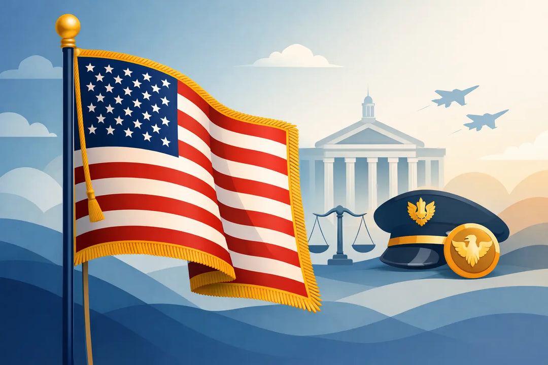 What Does Gold Fringe on Flag Mean?