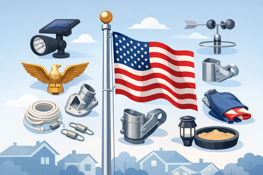 10 Best Flagpole Accessories for Homes