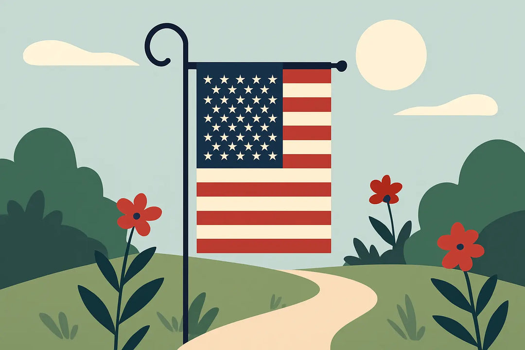 Patriotic Garden Flags That Shine All Summer