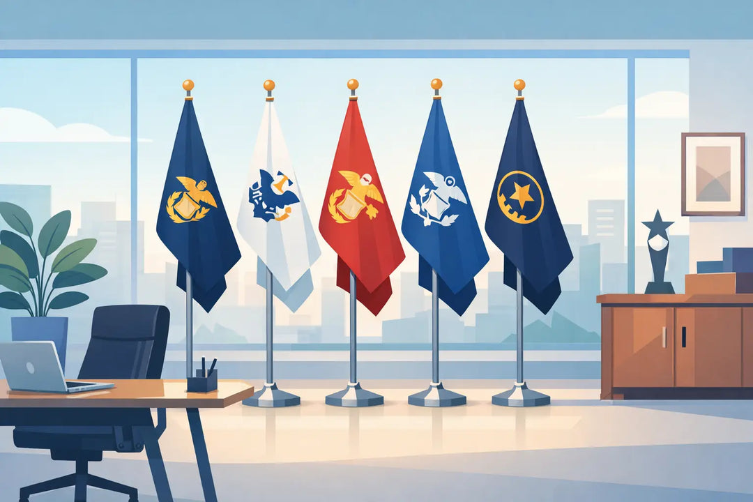 Military Branch Flags for Office: A Proud Display