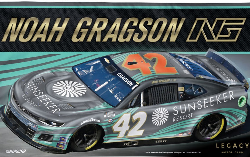 Noah Gragson Flags NASCAR