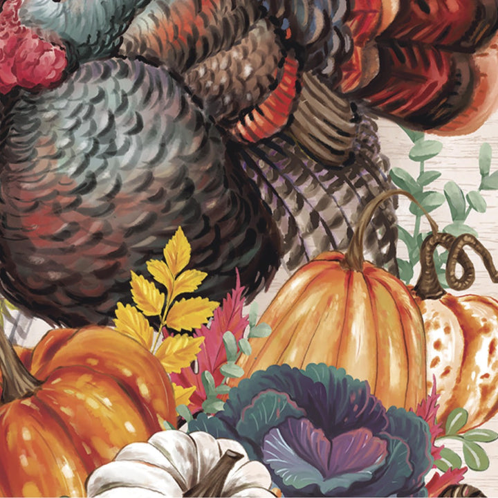 Elaborate Turkey 2 Sided Banner