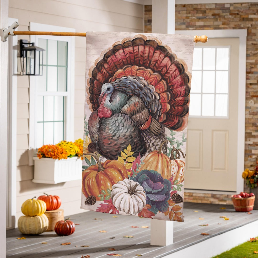 Elaborate Turkey 2 Sided Banner