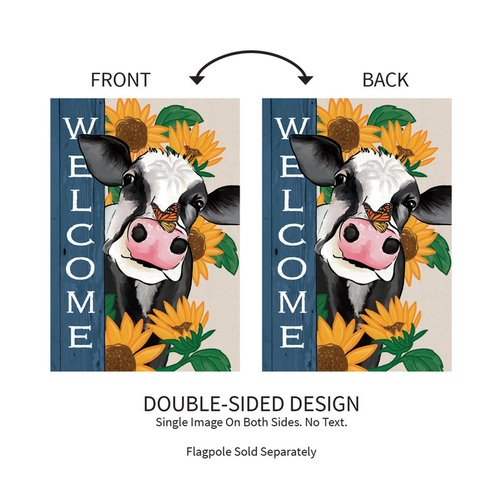Mooove Over For Fall 2 Sided Garden Flag